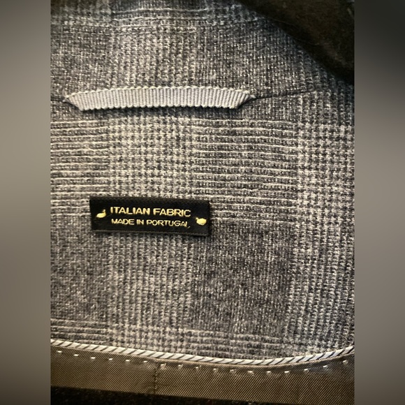 Massimo Dutti 100% plaid wool Blazer - Picture 2 of 5